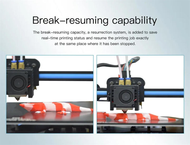 Description Picture 6 of itemGeeetech A10M stampante 3d Mix color dual extruder diy 3D Printer FDM 3D Printer machine