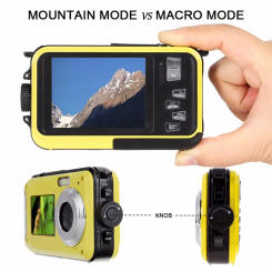 New 48 Million Pixel Dual-screen Underwater Waterproof High-definition Digital Camera Point-and-shoot Digital Camera Vlog Camera