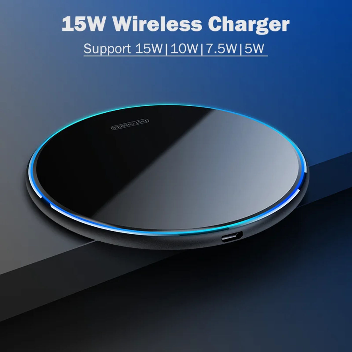 Description Picture 2 of item15W Qi Fast Wireless Charging for Ulefone Armor 17 Pro Universal Wireless Charger Pad for Armor 17 Pro