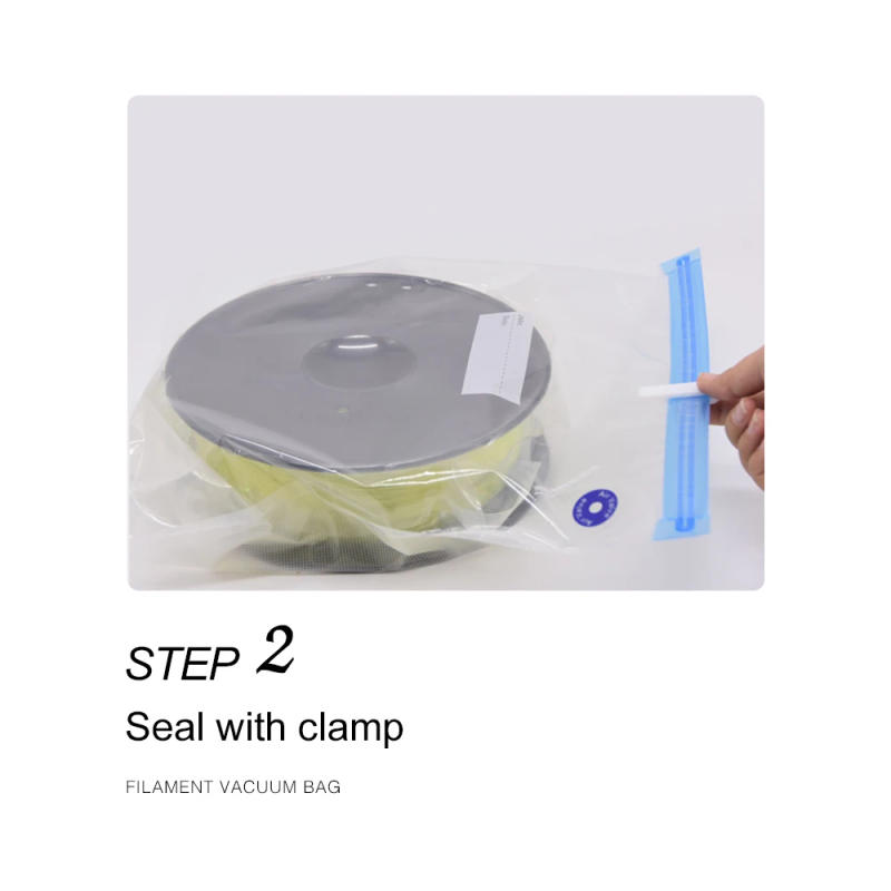 Description Picture 6 of item3D Printer Filament Storage Bag PLA Filament Vacuum Sealed Bags Dryer Safekeep Humidity Resistant Sealing Bags Keep Filament Dry
