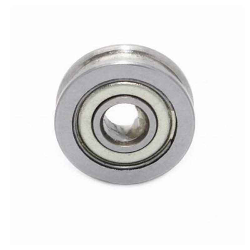 Description Picture 5 of item6pcs 3D Printer MK8 U604ZZ 604UU 4x13x4mm U Groove Bearing Extruder Round Wheel Gear Walking Guide Rail Bearings Fitting Pulley