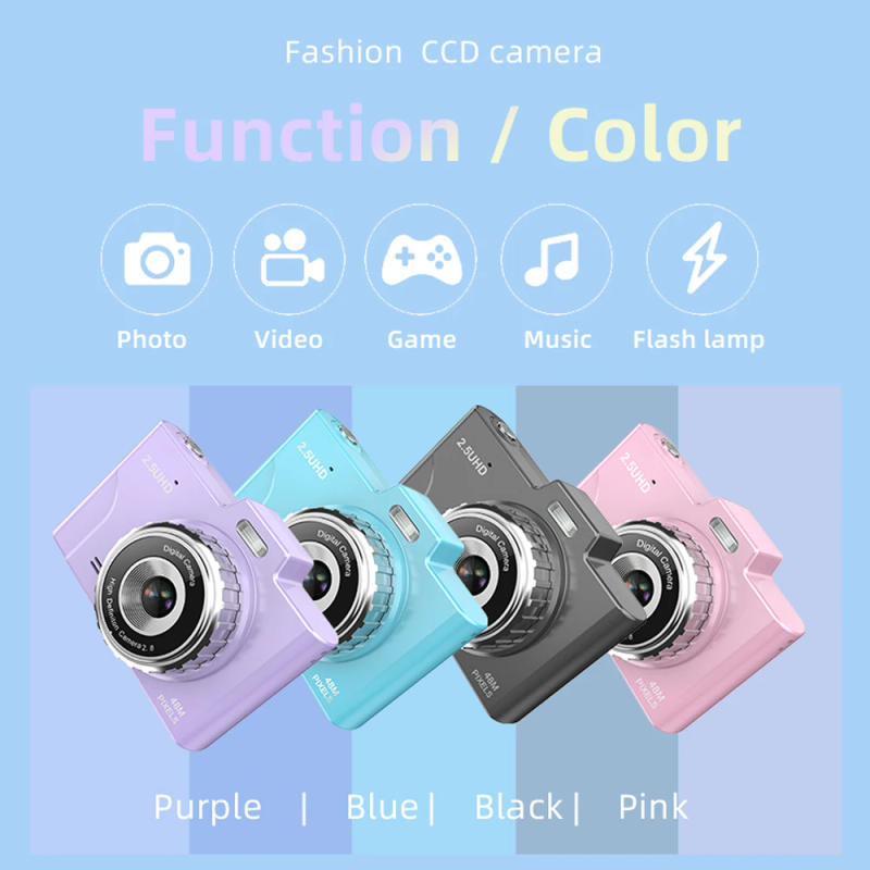 Description Picture 3 of itemH8 Entry Level Camera CCD 2.8-Inch 1080P HD Digital Camera Student Party DSLR Camera High Pixel Portable Fool Camera