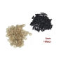 100pcs black 5mm