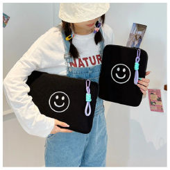 Korea Cute Laptop Sleeve Liner Bag 13.3 13.6 14 Inch Cover For Macbook Air Samsung Dell Lenovo Ipad Pro 10.5 11 Notebook Pouch