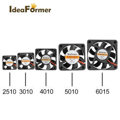 3010/4010/5015/5010/ DC Cooling Fan Centrifugal Blower Fan 5V 12V / 24V Brushless 2-Wire Cooling Fan For 3D Printer Accessories
