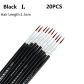 20pcs Black L