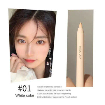 3 Colors Concealer Pen Fully Cover Spot Marks Concealer Highlighter Nose Shadow Contouring Pen Brightening Facial Makeup Stick