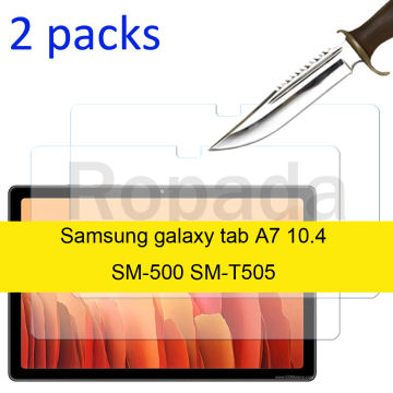 2PCS Glass screen protector for Samsung galaxy tab A9 A8 A7 A6 10.1 7.0 9.7 10.5 A 8.0 tab 2 3 4 Active 2 3 4 pro tablet film