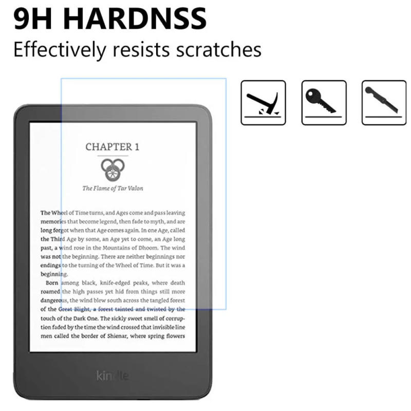 Description Picture 4 of item3 Packs Tempered Glass Screen Protector For Kindle 11th Generation 2022 C2V2L3 6 inch Tablet Protective E-book Film Glass Guard