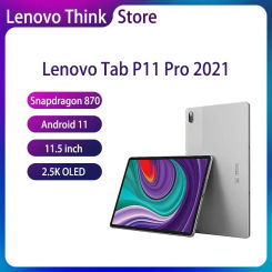 Global ROM Lenovo Tab P11 Pro 2021 or Xiaoxin Pad Pro 2021 11.5 Inch 2.5K Screen Tablet Android 11 6GB 128GB Snapdragon 870 WiFi