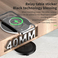 Fast Charging Wireless Charger for Samsung S23/S22 iPhone 11 12 13 14 X XR XS Induction Charger wireless charging station