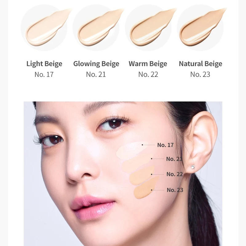 Description Picture 6 of itemMISSHA M Perfect Cover BB Cream RX # 23 Natural Beige Liquid Foundation Durable Waterproof Whitening Concealer Korean Cosmetics