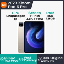 2023 Xiaomi Pad 6 Pro Tablet 11 Inch 2.8K 144Hz UHD Screen Snapdragon 8+ CPU 8GB 128GB 8600mAh 67W Fast Charger 50MP+20MP Tablet