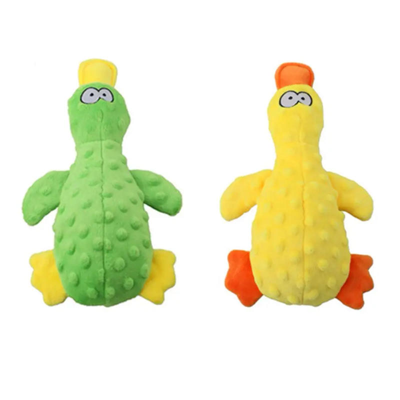Description Picture 6 of itemPet Plush Duck Bite-resistant Interactive Stuffed Squeaking Toys Molar Chew Toys Cat Dog Supplies