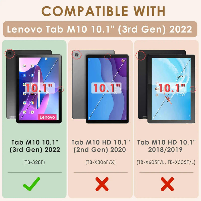 Description Picture 3 of item2PCS Glass film for Lenovo Tab M10 3rd 2022 10.1'' TB-328F TB-328FU tablet Tempered glass screen protector protective film