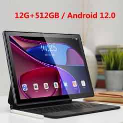 New Tablet PC 10.1 Inch Android 12.0 System tablet 4G Network 12G+512GB Tablet Dual Card Slot Setting Learning Online Tablet