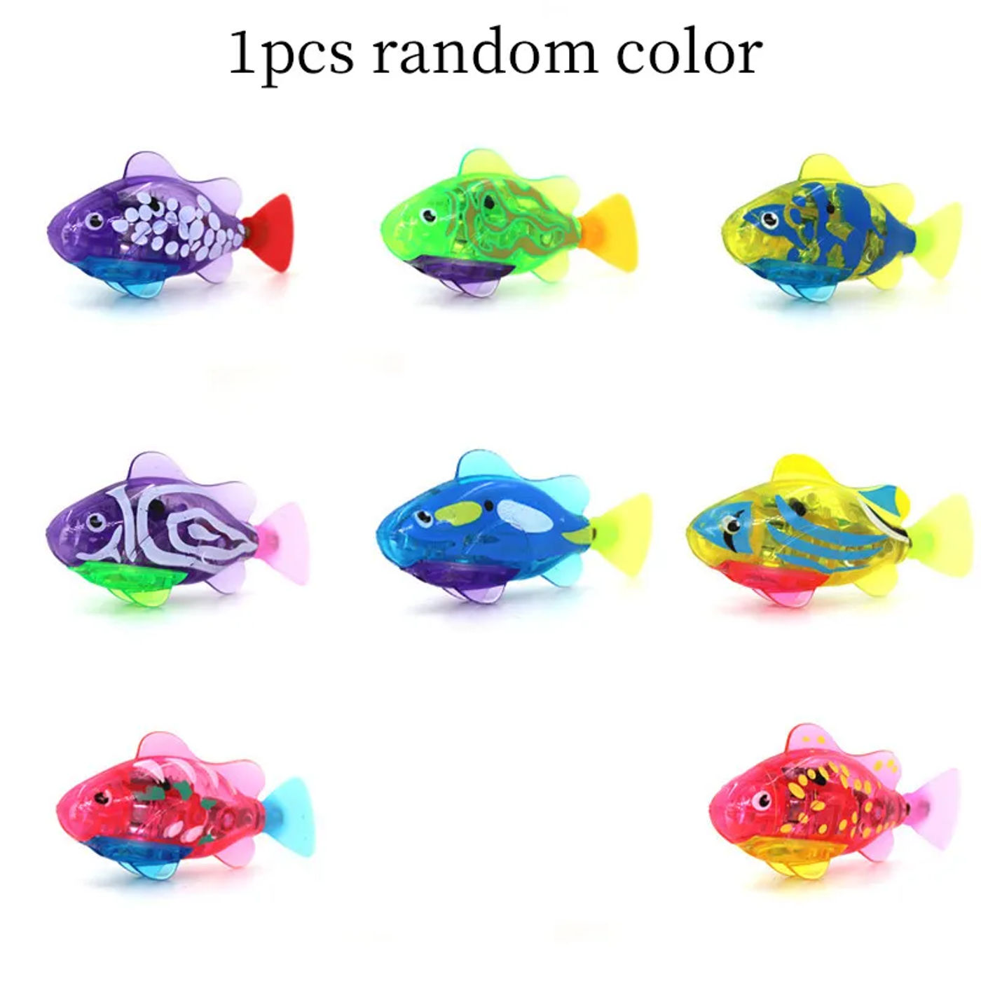 Description Picture 3 of itemCat Interactive Electric Fish Toy Water Cat Toy for Indoor Play Swimming Robot Fish Toy for Cat and Dog with LED Light Pet Toys