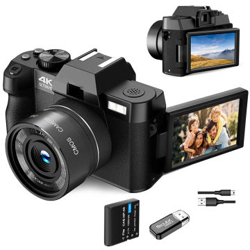 G-Anica ,Digital Camera for Photography and Video, 4K 48MP Vlogging Camera for with 180° Flip Screen,16X Digital Zoom