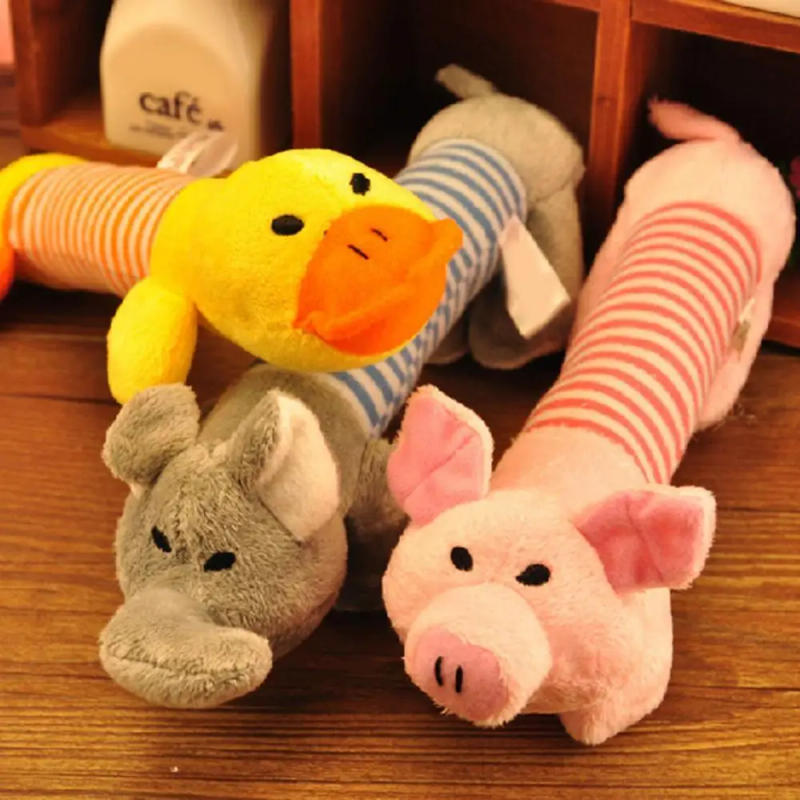 Description Picture 2 of itemElephant Pig Duck Squeaky Squeaker Plush Chew Bite Resistant Play Souud Toy for Pet Puppy Dog Pets Accessories Supplies