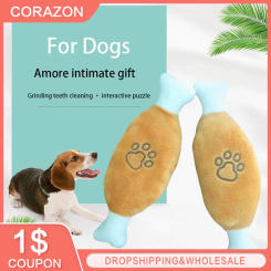 Dog Toys Cute Appearance Soothe Pets Pet Bite Resistant Toy Pet Supplies Pet Cat Toy Excellent Material Soft Plush Sound Toy