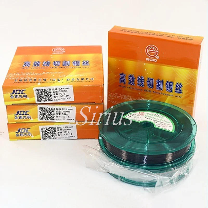 Description Picture 6 of itemMolybdenum Wire 0.18mm EDM JDC Guangming 0.18mm Molybdenum Wire 2000m Per Box Original for CNC High Speed Wire Cutting Machine