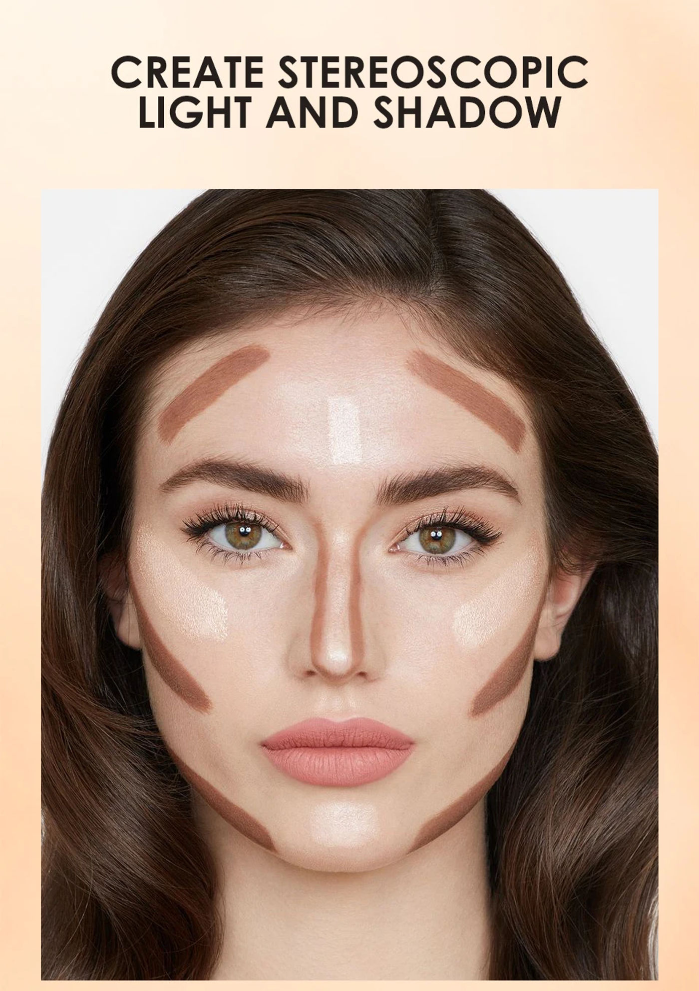 Description Picture 3 of itemContour Stick Double Head Contour Pen Matte Waterproof Finish Highlighters Shadow Contouring Pencil Cosmetics For Face