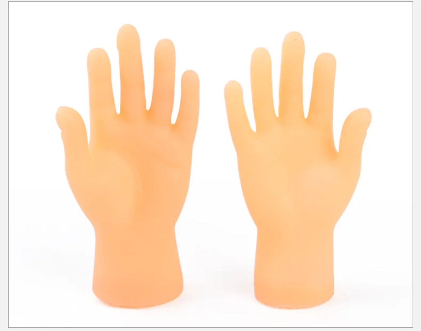 Description Picture 5 of itemFunny Palm Shaped Mini Hands Creative Finger Cots Small Hand Tease Kitten Cats Massager Grooming Gloves Pet Supplies