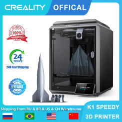 Creality K1 Speedy 3D Printer with 600mm/s High Speed Printing Auto Leveling Dual-gear direct extruder 32mm³/s Max Flow Hotend
