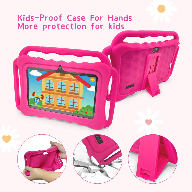 Description Picture 6 of itemKids Tablet V8, Study Pad 7inch HD Screen, Ages 3+, Toddler Tablet with Free Eduucation App Preinstalled,2Camera, Parental Lock