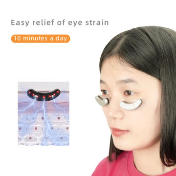 Mini Eye Beauty Device EMS Micro Current Eye Massager Anti Aging Dark Circle Wrinkle Removal Heating Therapy Eye Care Tool