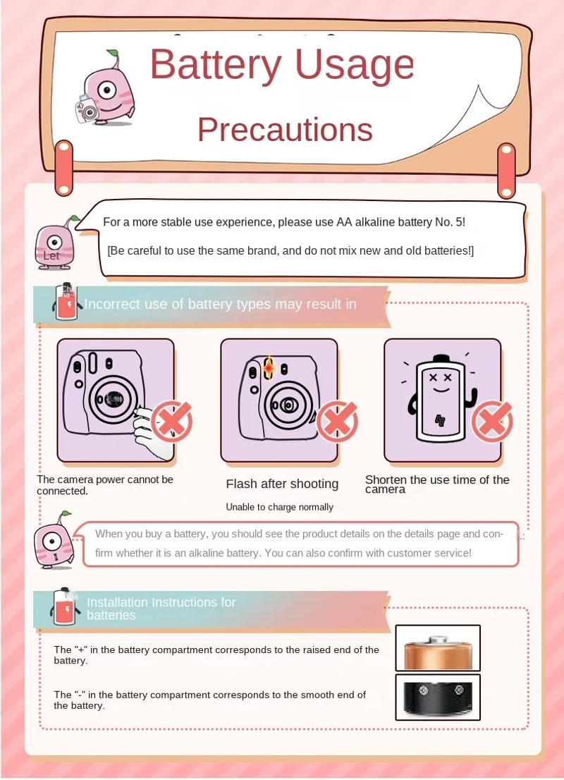 Description Picture 5 of itemFujifilm Instax mini7+One Shot Imaging Camera mini 7c Upgrade Instant Camera
