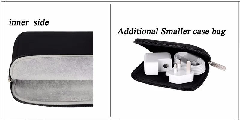 Description Picture 3 of itemLaptop Bag Case for 2023 Macbook Air 15 M2 A2941 Pro 13 M1 11 12 13.3 14.2 15 16 inch Mac Dell HP Lenovo Notebook Cover Sleeve