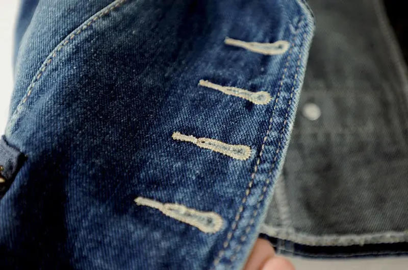 Description Picture 5 of itemPTKPCC Casual Female Tops Women Denim Vest Jacket Spring Autumn Clothes Sleeveless Short Jeans Waistcoats Single-Breasted 5XL