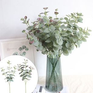 1Pc Artificial Plant Leaves Eucalyptus Garden DIY Party Home Wedding Craft Decor