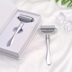 Back Roller Micro Needle Eye Cream Stick Roller Eye Beauty Stick Metal Needle Roller Face Massage Roller Masseurs De Visage