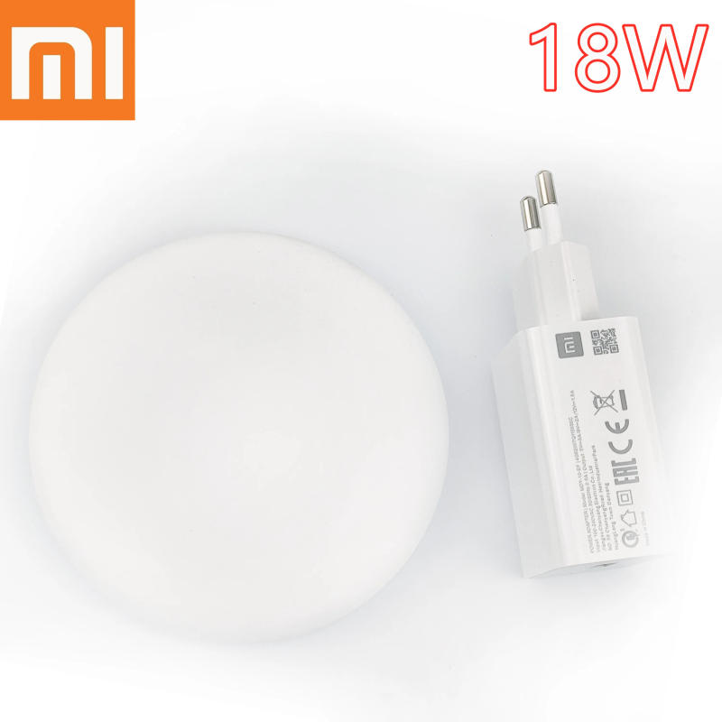 Description Picture 2 of itemOriginal XiaoMi Wireless Charger Fast Qi Stand Max 18W 9V2A Charge Pad 3A Usb C Cable For Mi 10 9 For Iphone X Xr 9 10 For S8 S9
