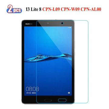 2PCS Tempered Glass Screen Protector for Huawei Mediapad M3 Lite 8 8 inch CPN-L09 W09 AL00 Tablet Protective Film Glass