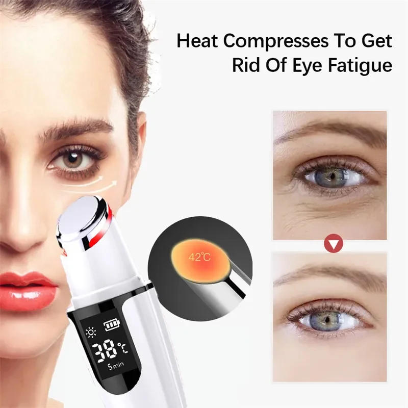 Description Picture 5 of itemElectric Eye Beauty Instrument Photon Therapy Skin Rejuvenation Vibration Heating Remove Wrinkle Facial Lifting Eye Massage Tool