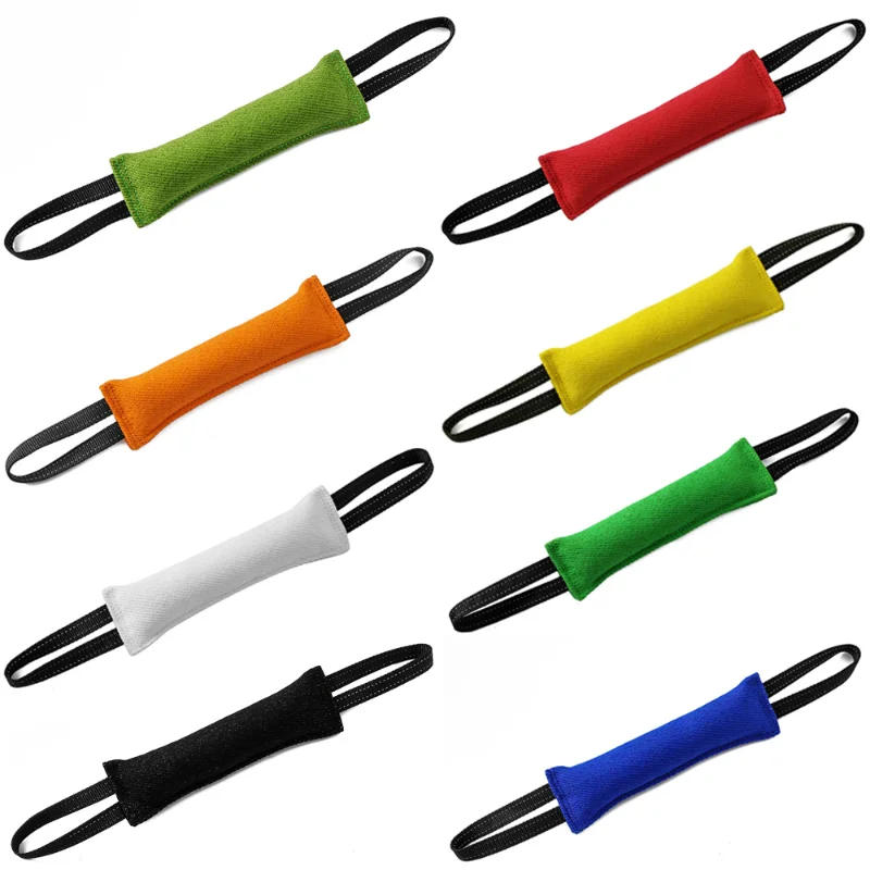 Description Picture 2 of itemDog Biting Pillow Tug Stick Hemp Training Chewing Durable Linen Molar Clean Teeth Interactive Toys Outdoor 2 Rope Pets Supplies