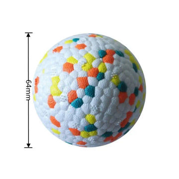 Indestructible Dog Ball Toys for Aggressive Chewers Bouncy Solid Ball for Large Middle Dogs Puppy Teeth Cleaning Toys