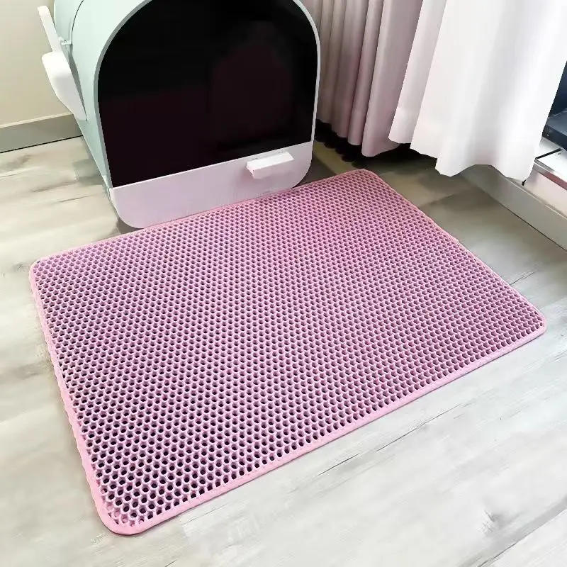 Description Picture 6 of itemCat Litter Mat，EVA Eco-friendly Double Layer Non-slipCat litter Sand Mat For Cat Toilet，Litter Cat Mat .Cat Accessories,70X120CM