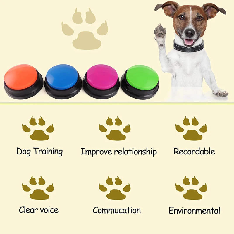 Description Picture 5 of itemPet Sound Box Recordable Talking Button Pet Voice Recorder Talking Toy for Dog Communication Training Tool Speaking Buttons