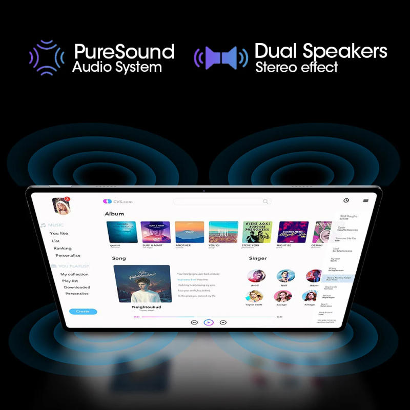 Description Picture 6 of item2023 New Original Global Version Tablet 5 Pro Android 11.0 Snapdragon 845 Tablets PC 5G Dual SIM Card or WIFI HD 4K MI 8000mAh