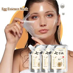 Egg Essence Mask Original Facial Mask Skin Care Anti Aging Anti-Wrinkle Natural Hydrating Brightening Soft Film Collagen Cream