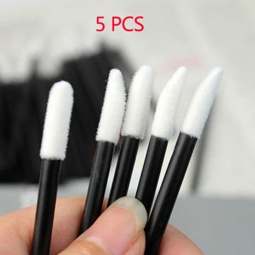 50/5 Pcs Disposable Lip Brush Makeup Brushes Pen Lipstick Mascara Wands Brush Cleaning Eyelash Cosmetic Brush Applicators Makeup