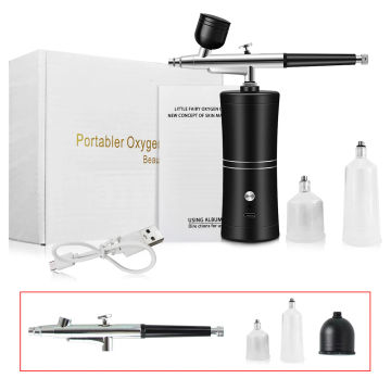 Airbrush Nail With Compressor Portable Airbrush Nails Airbrush For Nail Cake Painting Crafts Air Brush Nail Art Paint Compressor