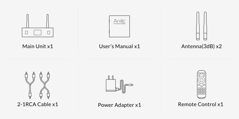 Description Picture 3 of itemArylic S50 Pro+ WiFi & AptX HD Audio Preamplifier With ESS Sabre Dac AKM ADC Multiroom Airplay Tidal Internet Radio
