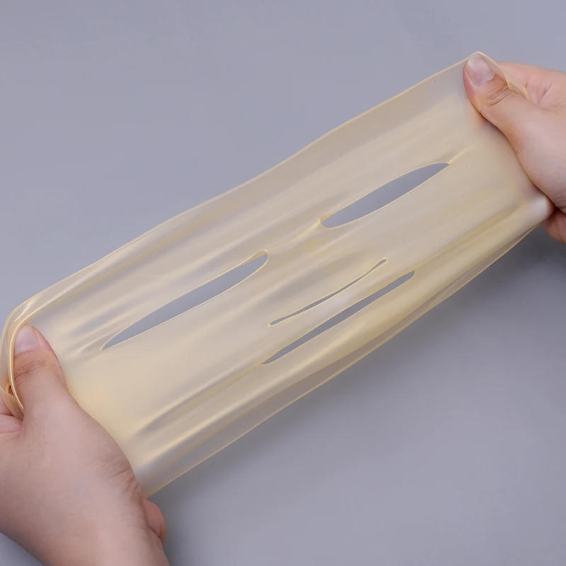 Description Picture 6 of itemReusable Silicone Facial Mask Cover Ear Hanging Anti-aging Moisturizing Face Shield Double Absorption Anti Evaporation Skin Care