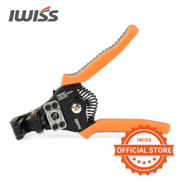 IWISS  IWS-0822  multifunctional  Automatic Cable Wire Stripper 0.35-8.2mm² Stripping Crimper Crimping Plier Cable Cutter Tool