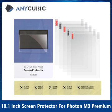 ANYCUBIC 3D Printer Accessories 10.1 inches 5pcs/lot Screen Protector For Photon M3 Premium For LCD Resin 3D Printer